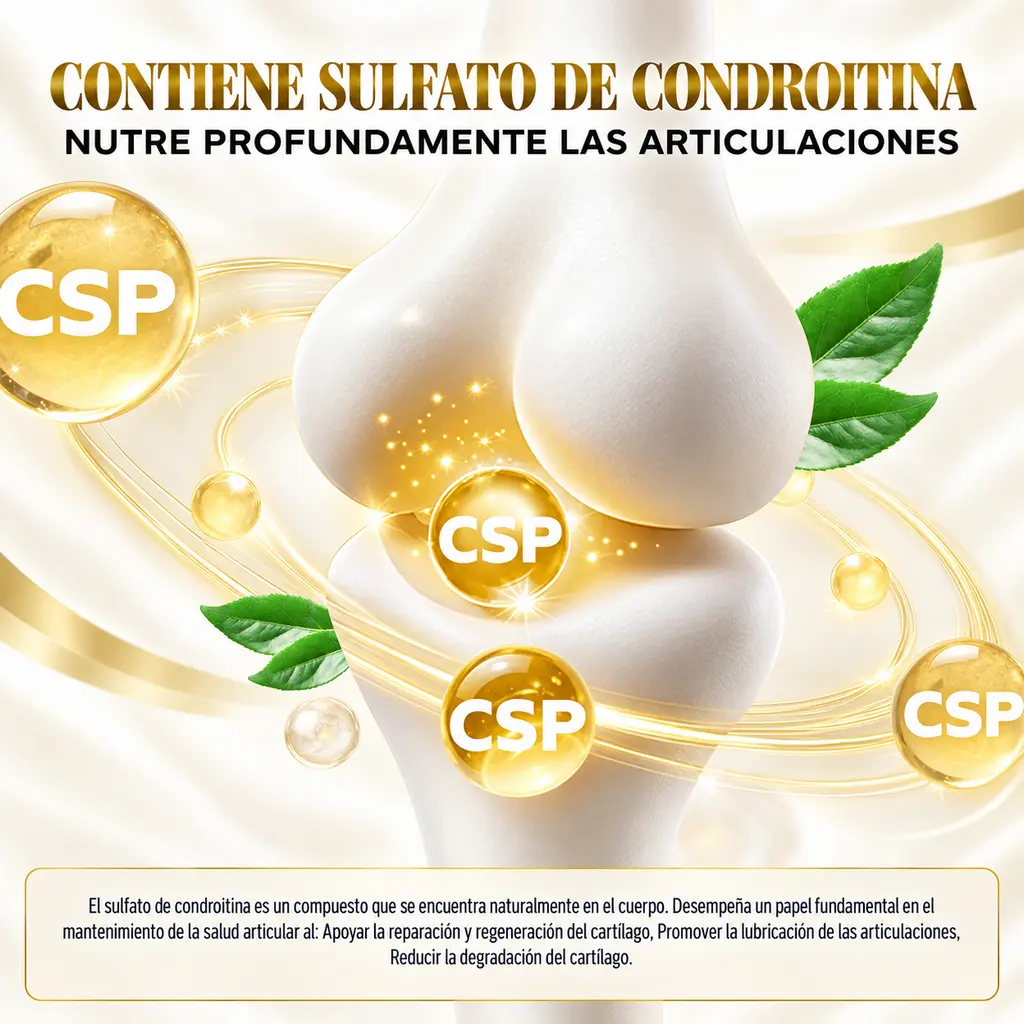 Condroitina para nutrición y regeneración del cartílago en Funrich