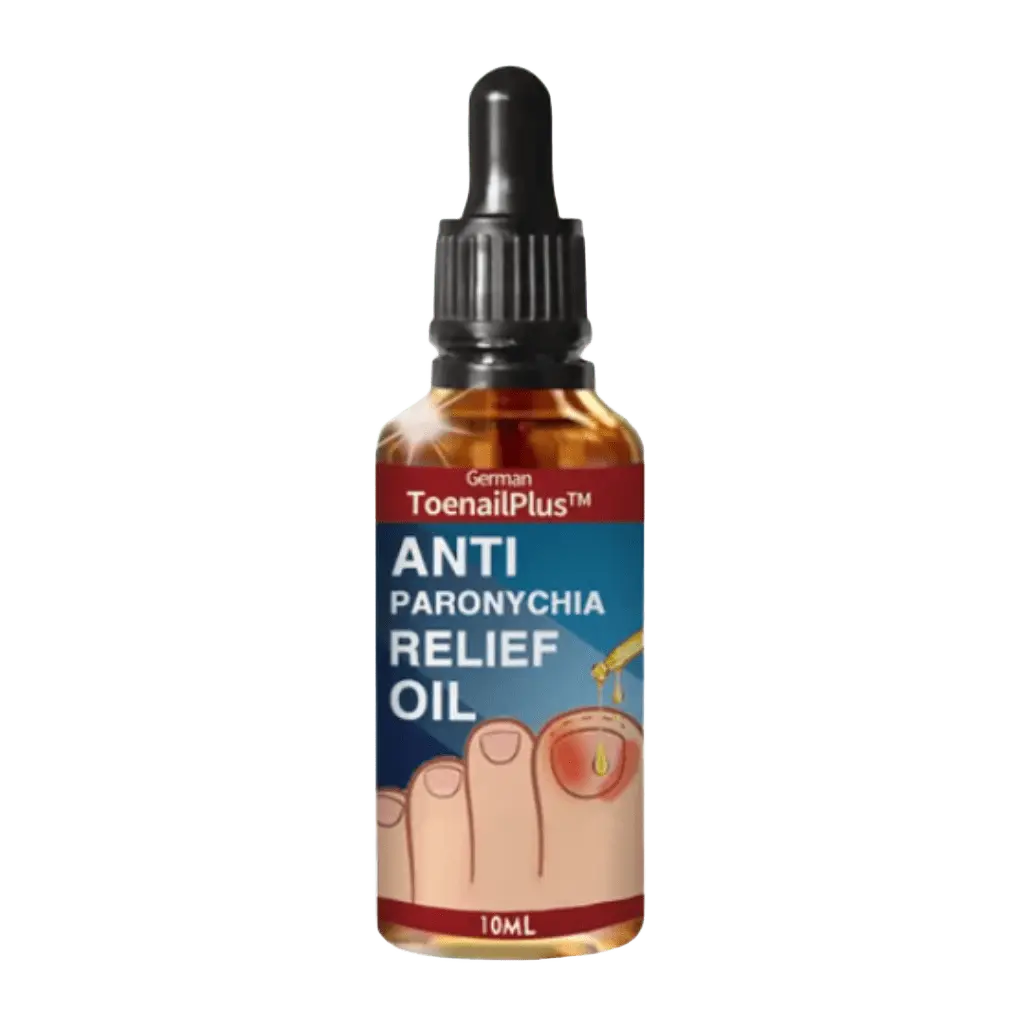 Frasco de suero anti hongos para uñas encarnadas y dañadas con aceites naturales